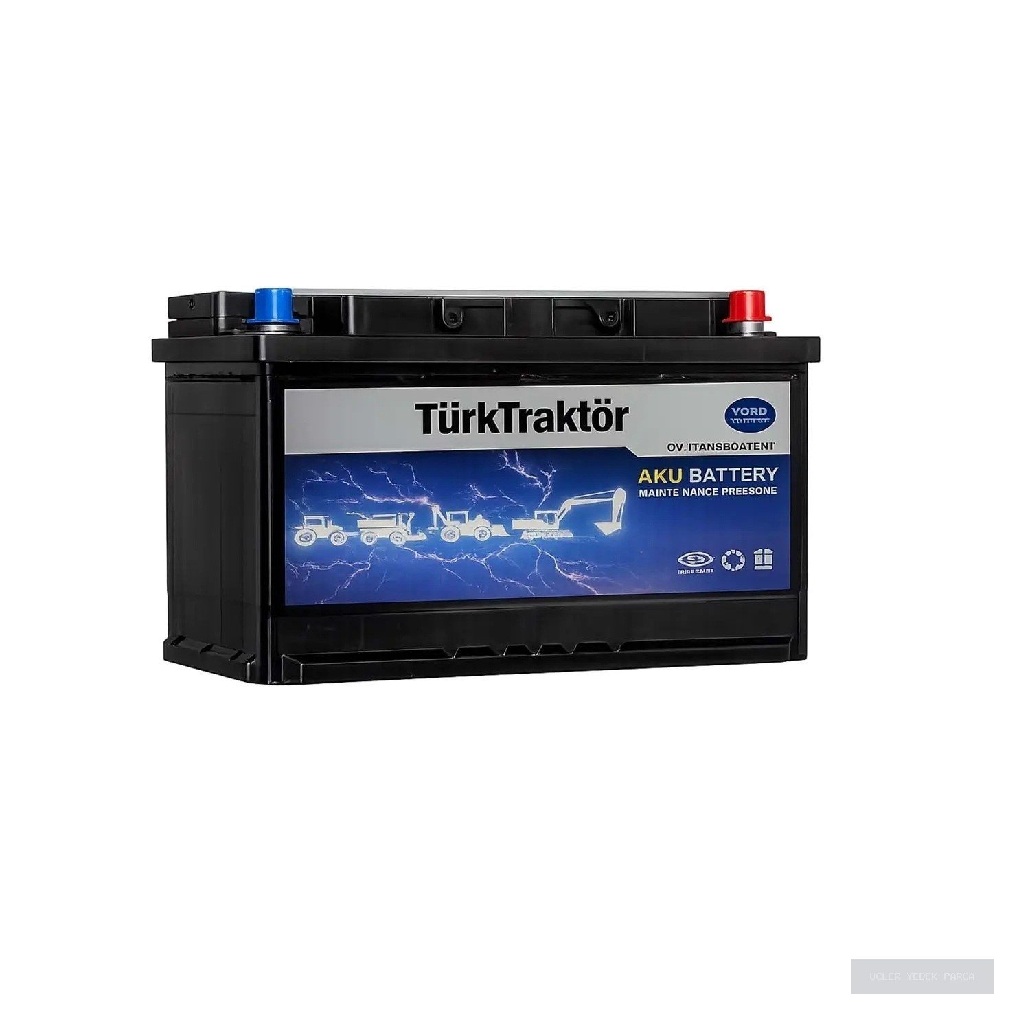 CNH AKU 100 AH TERS BASIK AKU100AH-TB Orijinal Yedek Parça