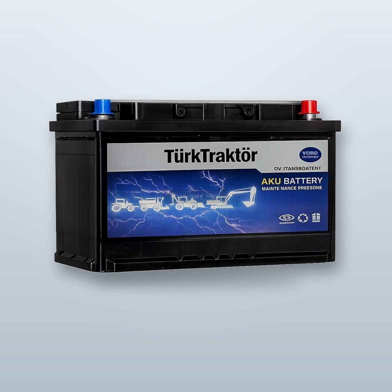 CNH AKU 100 AH TERS BASIK AKU100AH-TB Akü ve aksesuarları yedek parça