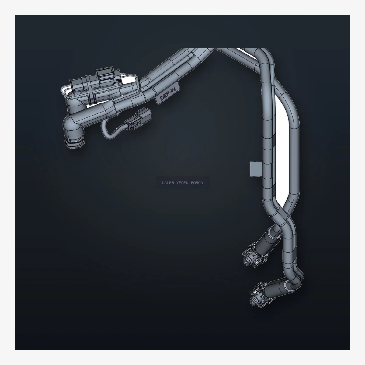 New Holland PIPE DEF SUCTION AND BACKFLOW LINES 91748958 Orijinal Yedek Parça