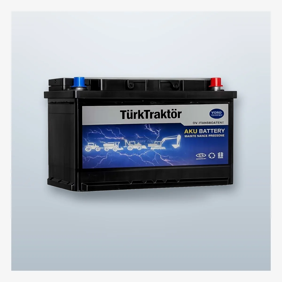 CNH AKU 100 AH TERS BASIK AKU100AH-TB Akü ve aksesuarları yedek parça